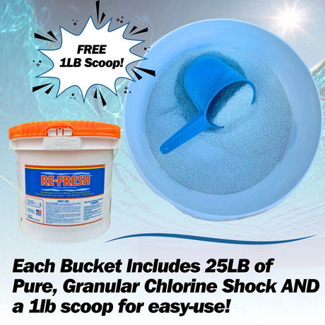 Refresh 68% Calcium Hypochlorite Pool Shock