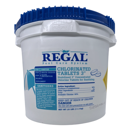 Regal Chlorinated Tablets 3" – 25 lb Bucket