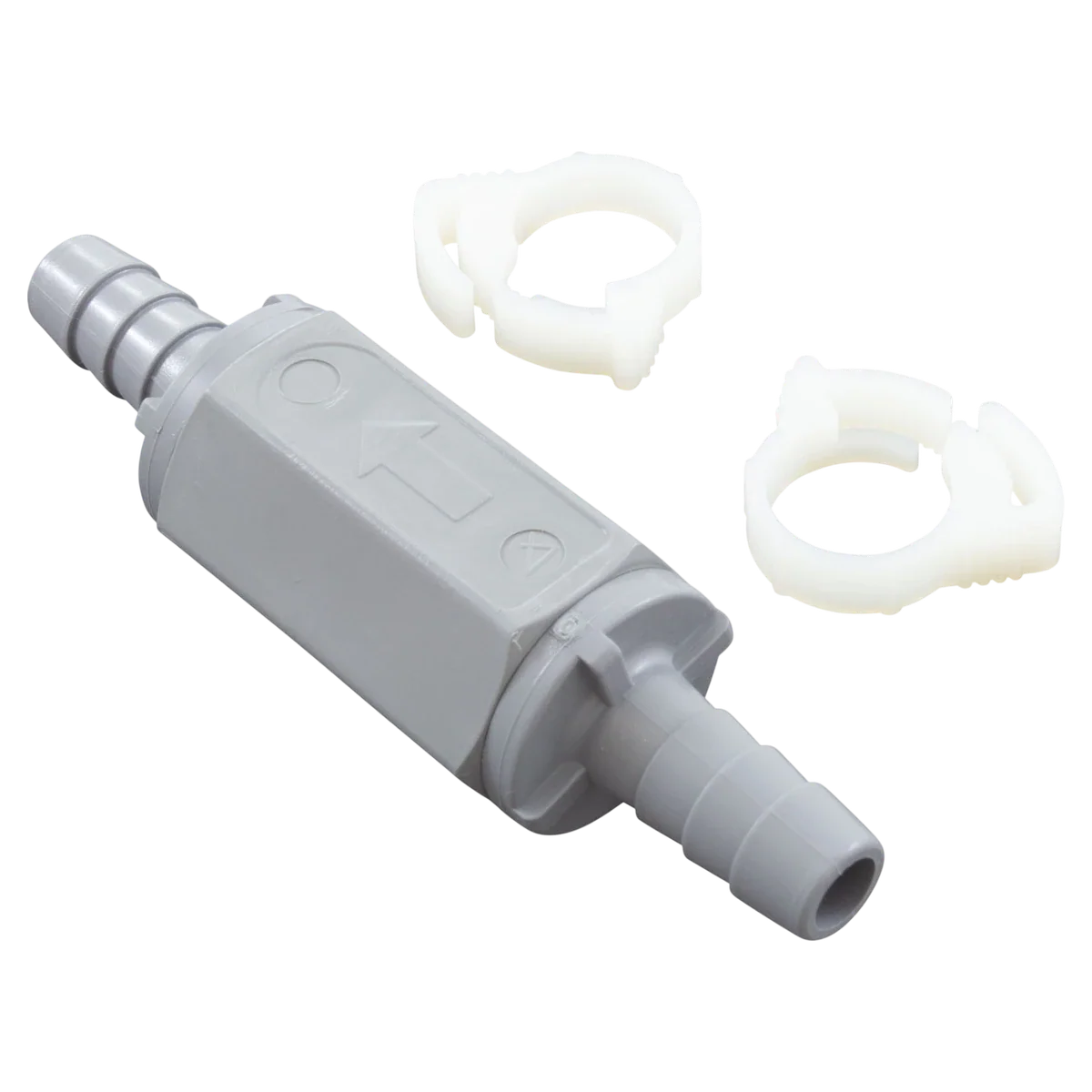 Rola-Chem Inline Check Valve (521160) — reverse view