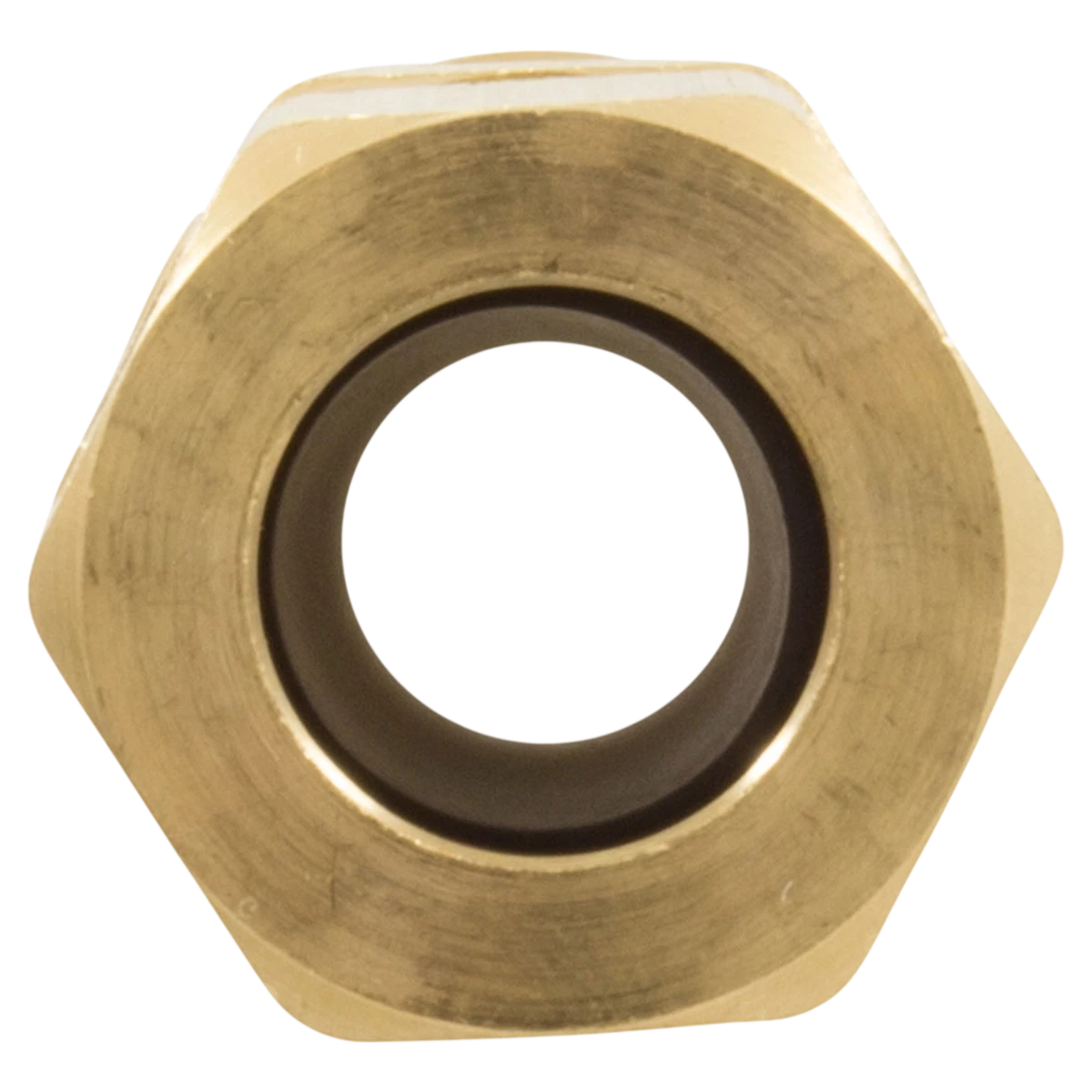 Rola-Chem Brass Injection Fitting (527158) — front view