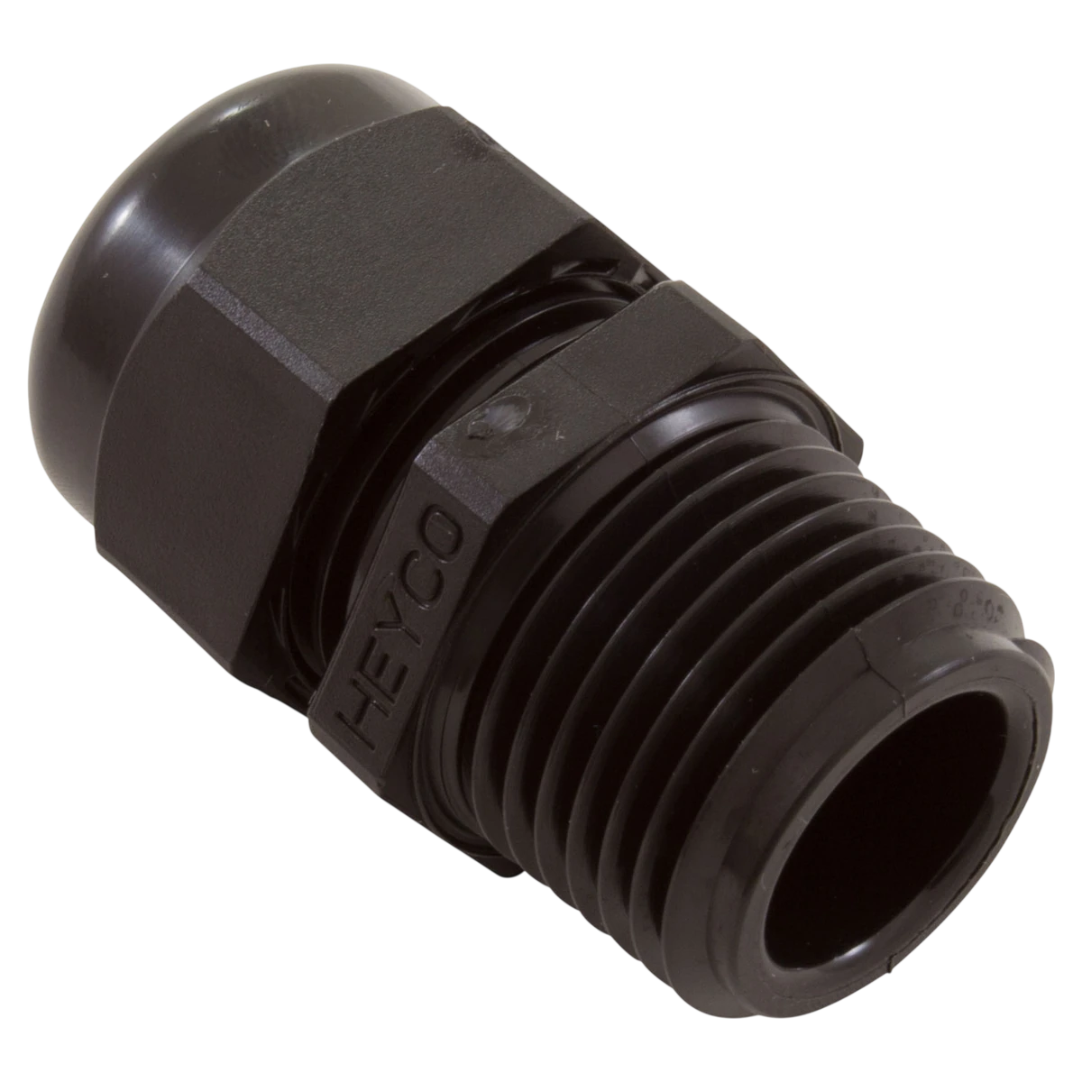 Rola-Chem Plastic Injection Fitting (527159) — assembled reverse view
