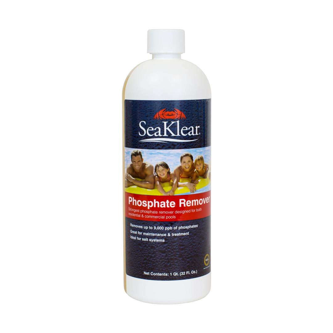 SeaKlear Commercial Phosphate Remover bottle for pools