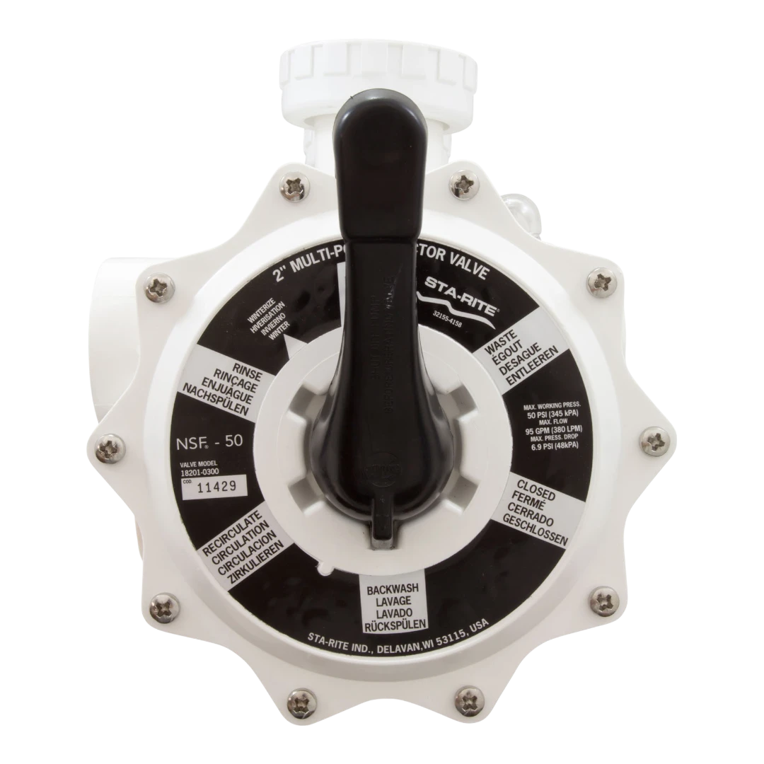 Pentair Sta-Rite 18201-0300 Multiport Valve - Top