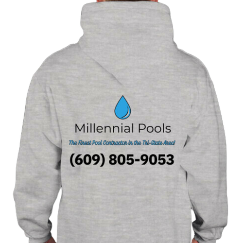 Millennial Pools Original Grey Sweatshirt