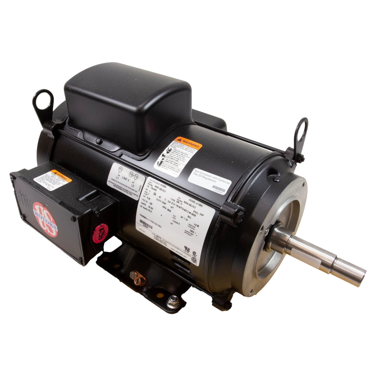U.S. MOTORS EQ Series ODP Pump Motor 5HP (EEQ500)
