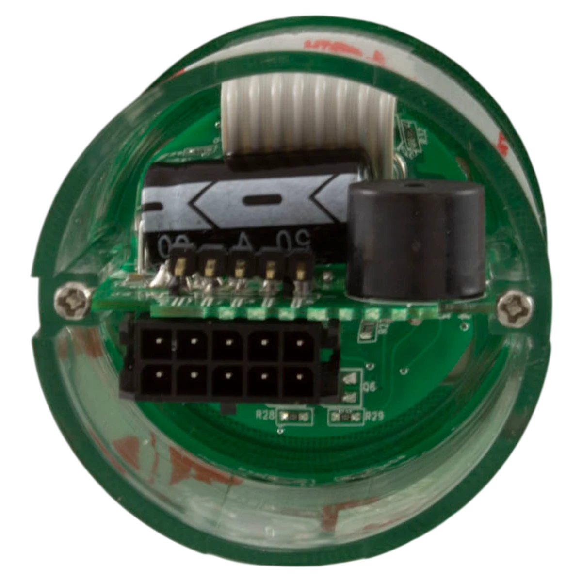 United Spa Controls T7-S 6 Button Topside Panel (EL117S) — back view