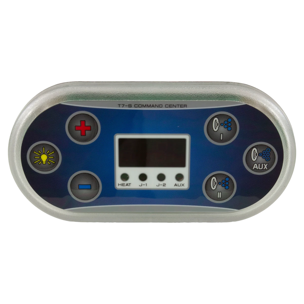 United Spa Controls T7-S 6 Button Topside Panel (EL117S) — front view