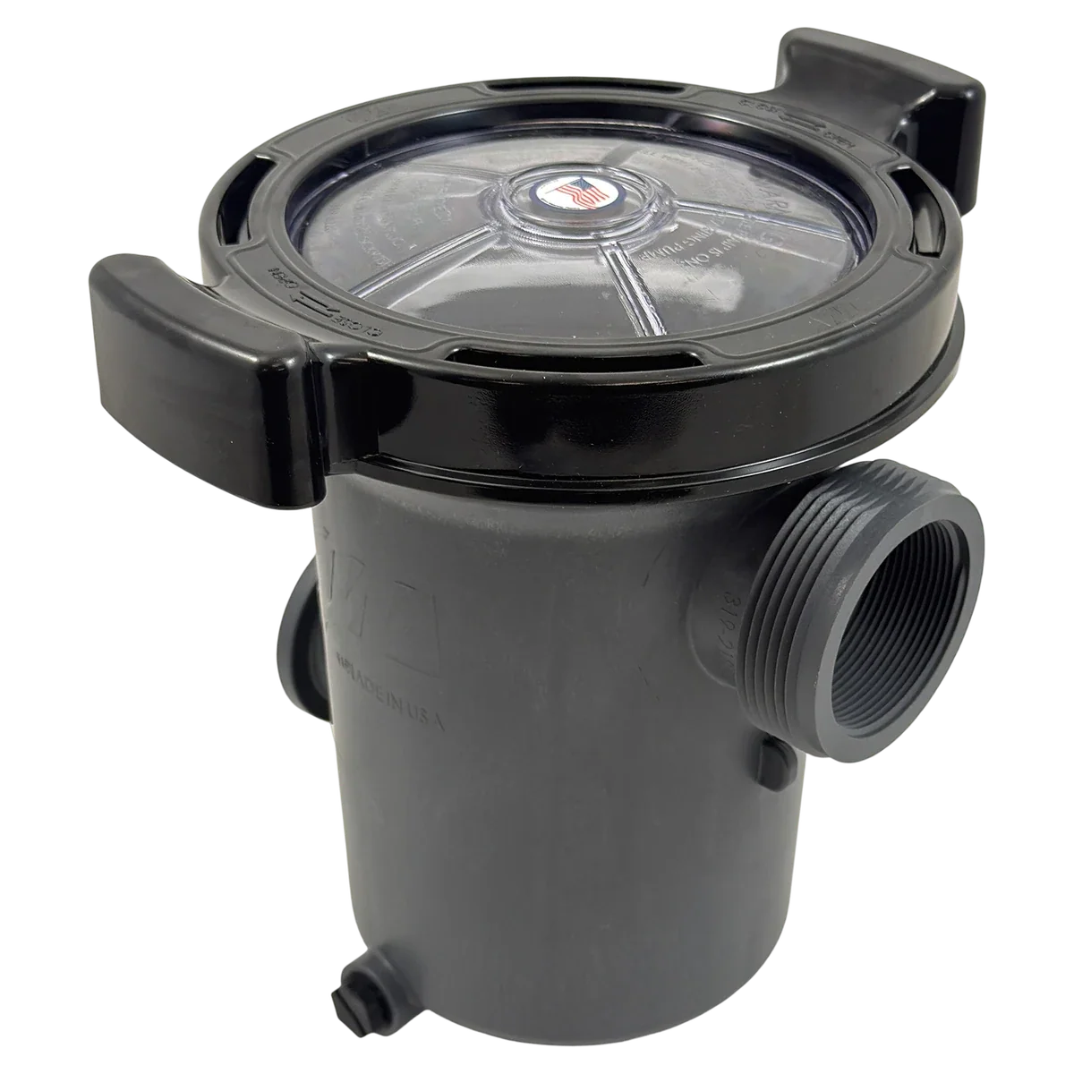 Waterway 6" Pump Trap Assembly (310-6600) — assy view