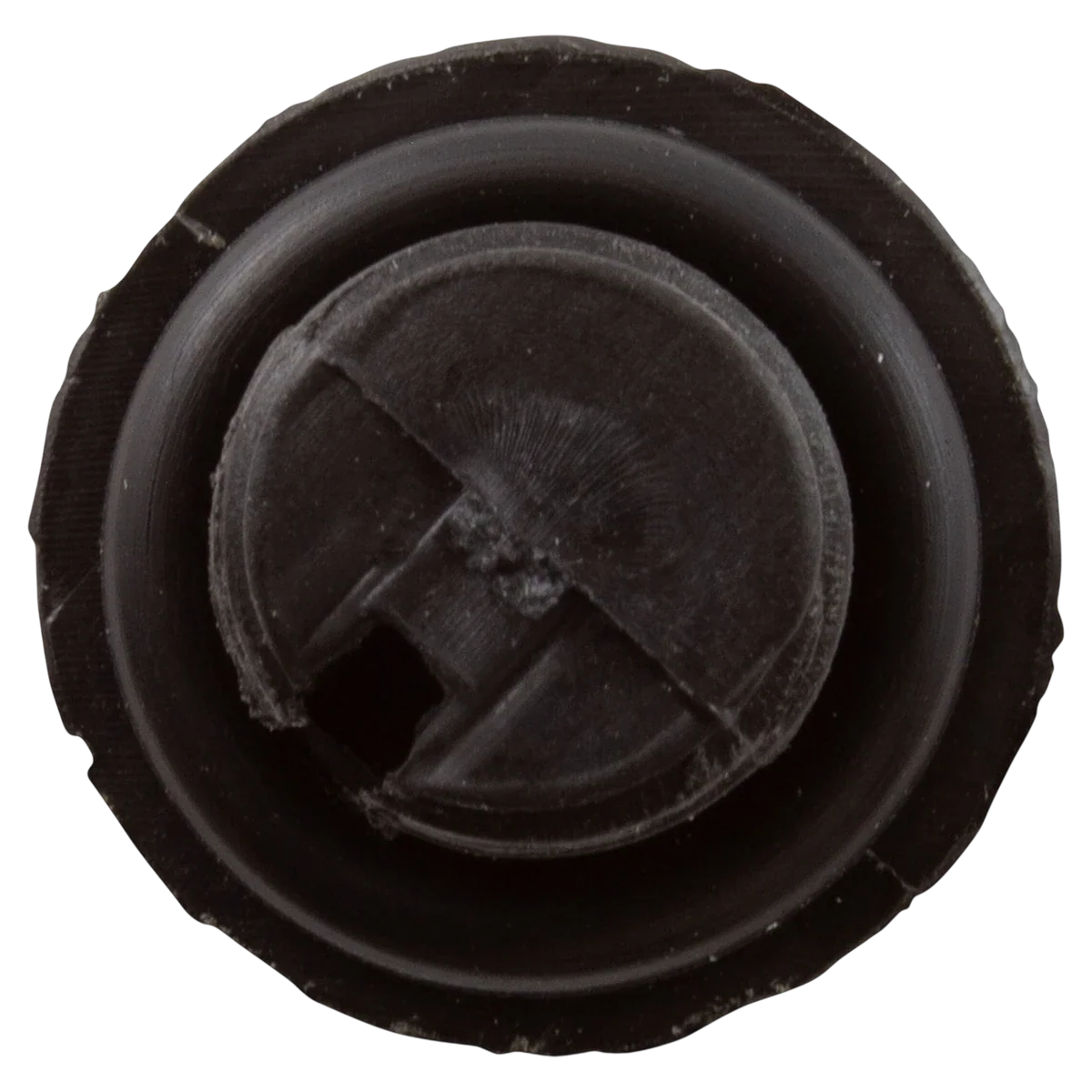 Waterway Plastics HiFlo Drain Plug with O-Ring (760-1201) — bottom view