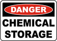 14" x 10" Danger- Chemical Storage Room Sign - EZ Pools
