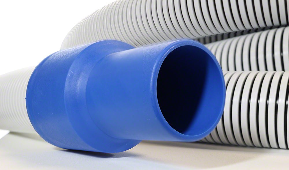 Commercial Pool Vacuum Hose - 1-1/2 x 30 Feet with Swivel Cuff - EZ Pools