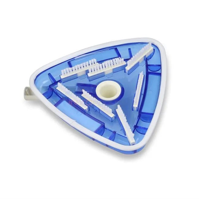 Deluxe Clear Triangular Weighted Vac Head w/Swivel - EZ Pools
