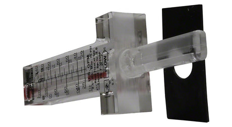 F-300 Acrylic Flowmeter for 2-1/2 Inch Schedule 40/80 Horizontal Pipe - 29-150 GPM - EZ Pools