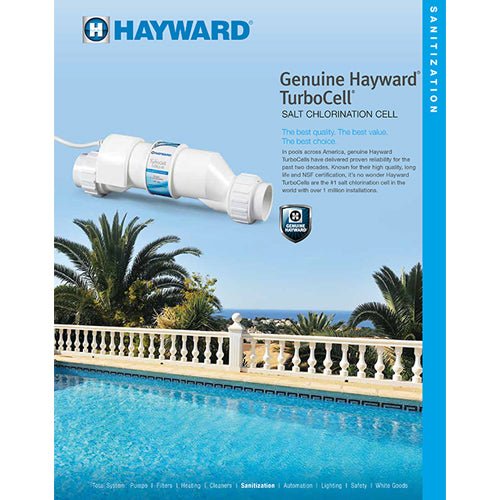 Hayward Goldline TCELL3 15K GAL AquaRite OEM Replacement Cell with Cord | W3T-CELL-3 / TCELL3 - EZ Pools