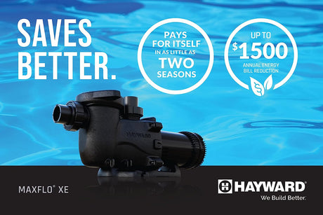 Hayward MaxFlo® XE Ultra-High Efficiency Multi-Speed Pool Pump | 1.65 Total HP 230V/115V | W3SP2310X15XE - EZ Pools