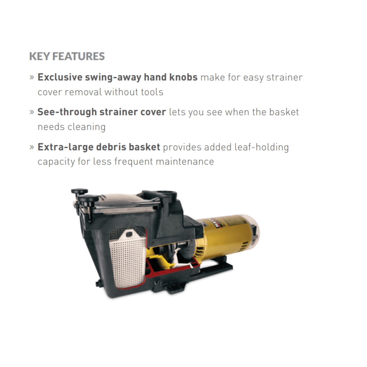 Hayward Super Pump® Single Speed 1HP Pool Pump | 115 / 230V | W3SP2607X10 - EZ Pools