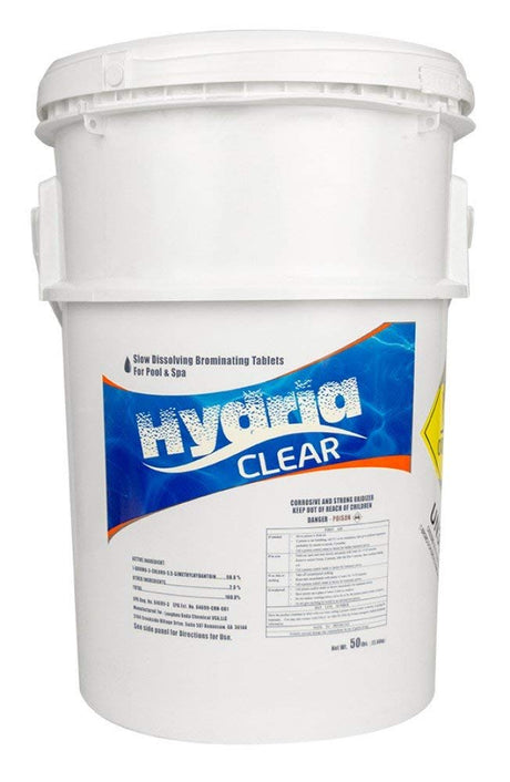 Hydria Clear 1" Bromine Tabs (up to 50 lbs) - EZ Pools