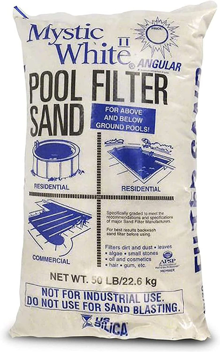 No. 20 Silica Sand Near Me Mystic White Pool Filter Sand | No. 20 Silica Sand for Pool Sand
