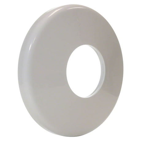Plastic Escutcheon Plate 5 Inches - 1.90 Inch O.D. - White - EZ Pools
