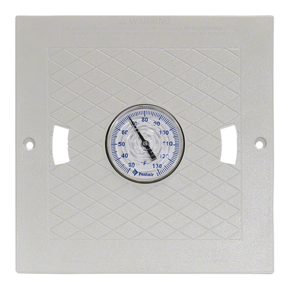 Skimmer Lid With Thermometer for Hayward 10 x 10 Inch White EZ Pools
