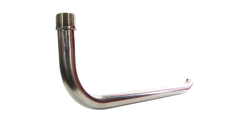 Stainless Steel Pool Fill Spout - Threaded 1 Inch MIP - EZ Pools