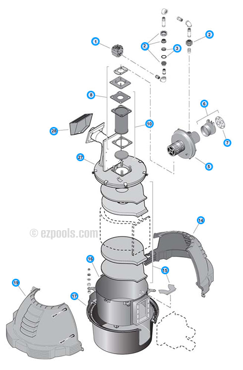 Sta-Rite Max-E-Therm Burner System Parts