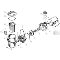 Hayward SP1580 Series Power-Flo LX Pump Replacement Parts