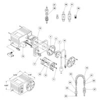 Rola-Chem Pro Series Peristaltic Pump, RC252/25/53/103/503 Replacement Parts