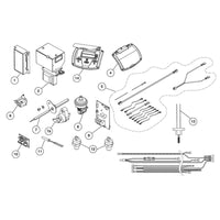 Jandy JXi Gas Pool/Spa Heater - Electrical System Replacement Parts
