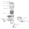 Jacuzzi Deckmate Series Skimmer Gunite Replacement Parts