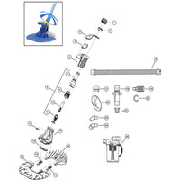 Zodiac T5 Duo, Suction Side Cleaner Replacement Parts