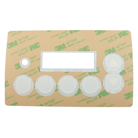 AutoPilot DIG-220 Control Panel Label LBP0116 - Rev