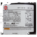 Gecko Flo-Master FMCP 3/4 HP 115V Pump - Label