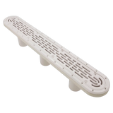 AquaStar 32CDFLV101 32 in Channel Drain Flat Grate with 3-Port Sump - Reverse