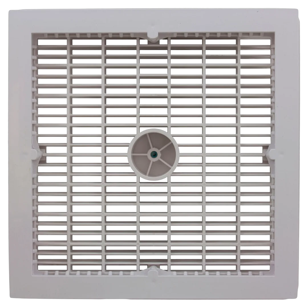 AquaStar WAV12WR101 12 in Square Wave Suction Outlet Cover - Back