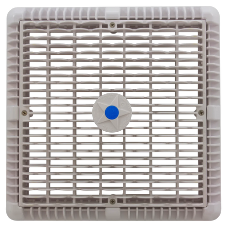 AquaStar WAV12WR101 12 in Square Wave Suction Outlet Cover - Front