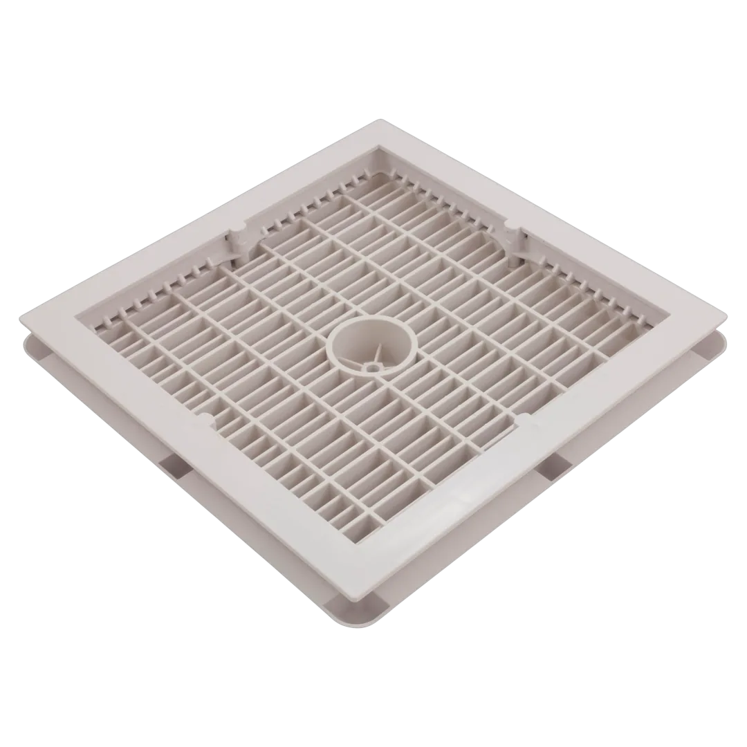 AquaStar WAV12WR101 12 in Square Wave Suction Outlet Cover - Reverse