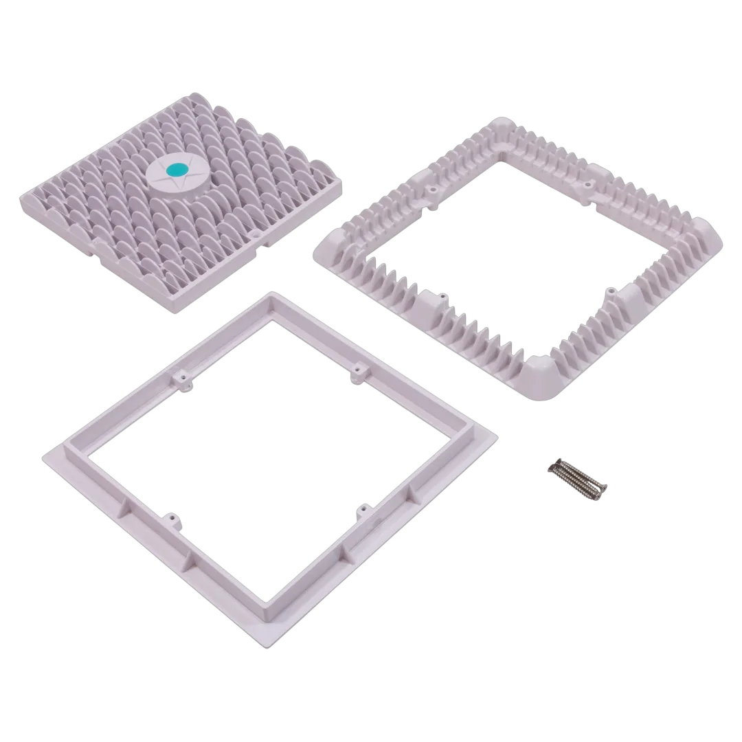 AquaStar WAV9WR101 9x9 Wave suction outlet cover white