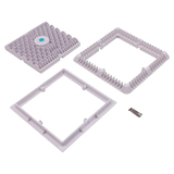 AquaStar WAV9WR101 9x9 Wave suction outlet cover white