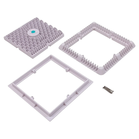 AquaStar WAV9WR101 9x9 Wave suction outlet cover white