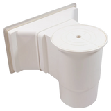 Astral 20891 Wide Mouth Above-Ground Skimmer Complete - White - Reverse