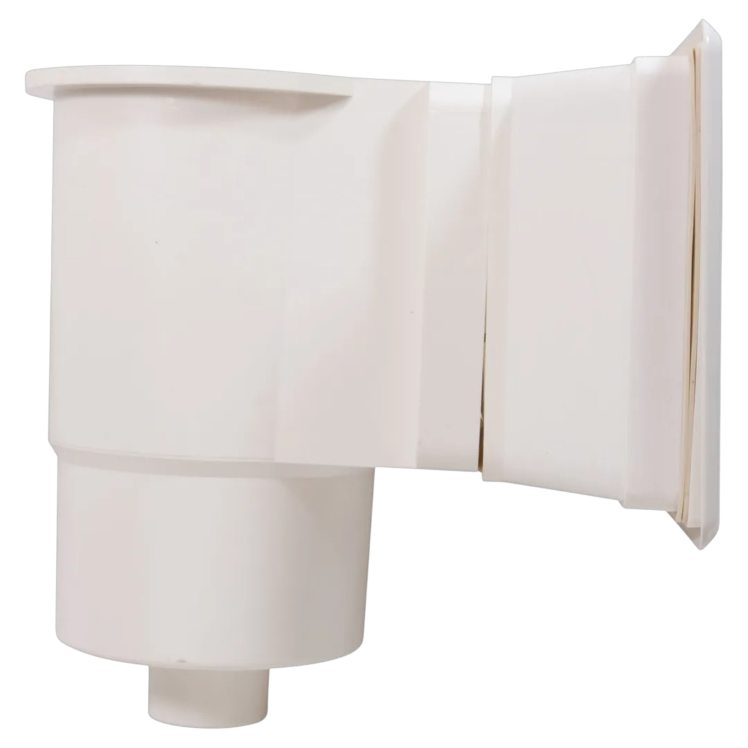 Astral 20891 Wide Mouth Above-Ground Skimmer Complete - White - Side