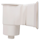 Astral 20891 Wide Mouth Above-Ground Skimmer Complete - White - Side