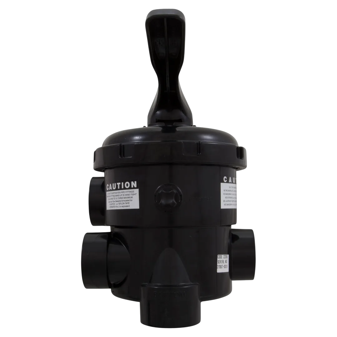 AstralPool 22355 Multiport Valve, Side Mount 1-1/2 in - Front