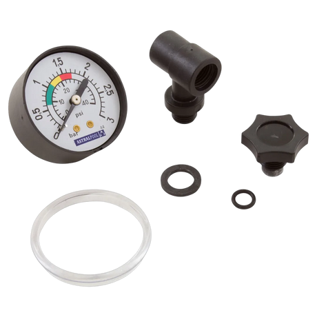 Astral 1/8 Inch Back Mount Pressure Gauge Kit