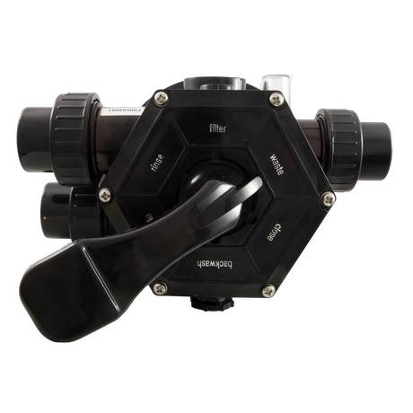 Waterco 2280445 Newport T-Series 1.5 in Top Mount Multiport Valve - Top
