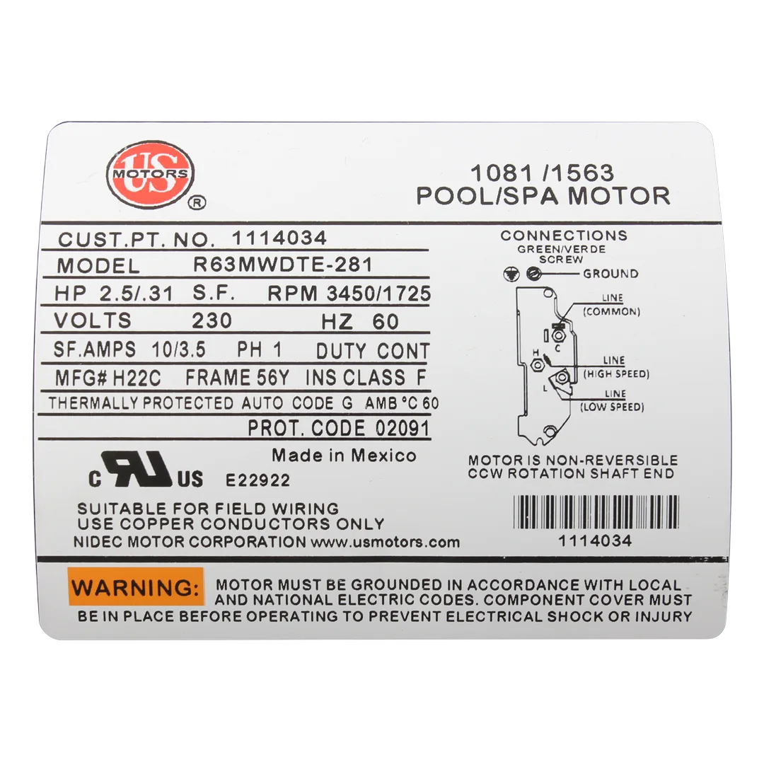 Balboa 5235210-S Ultimax Spa Pump - Alt (4)