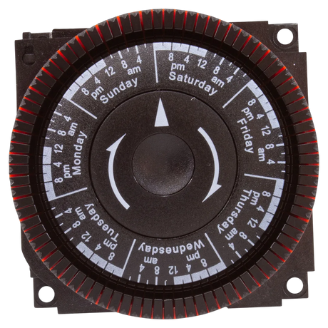 Diehl Controls TA4066 7-Day SPST Panel Mount Timer - Front