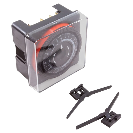 Borg General TA4160 Diehl 24-hour panel mount timer with housing