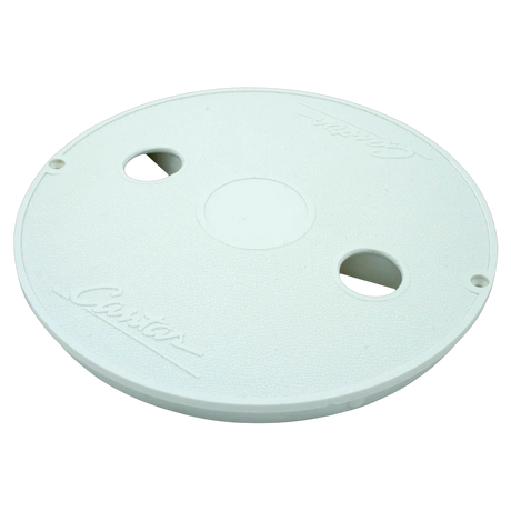 Jacuzzi Deckmate skimmer lid, 9-1/4 in OD, white